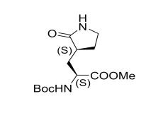 (S)-methyl 2-((tert- butoxycarbonyl)amino )-3-((S)-2- oxopyrrolidin-3- yl)propanoate   CAS.NO：328086-60-8